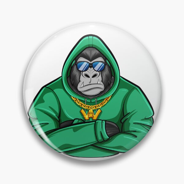 Item preview, Gold Chain Gorilla designed and sold by DubDuckSports.