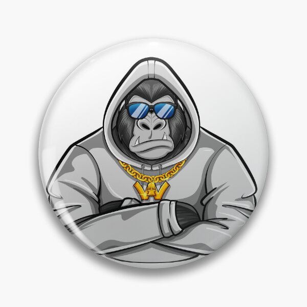 Item preview, Gold Chain Gorilla designed and sold by DubDuckSports.