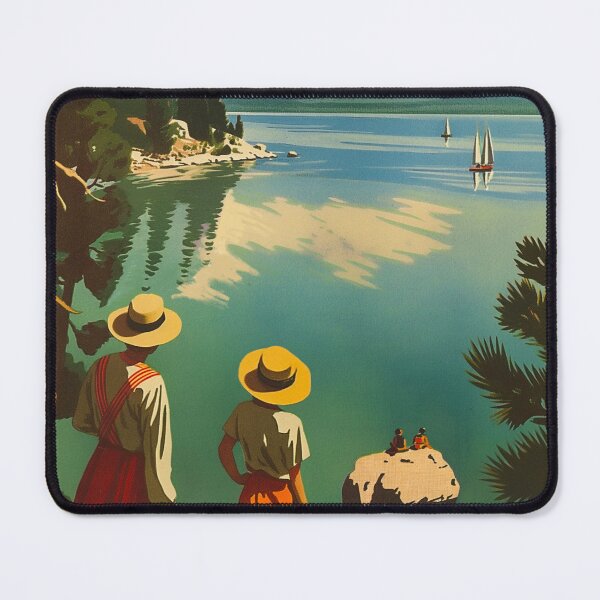 Item preview, Vintage 1930s Lake Tahoe designed and sold by Artlizzard.