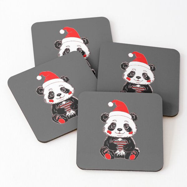 Item preview, Adorable Festive Panda with Heart Charm kawaii  designed and sold by 4rpixs.