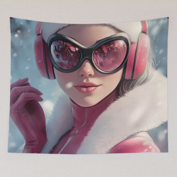 Item preview, Pink winter woman designed and sold by obstinator.