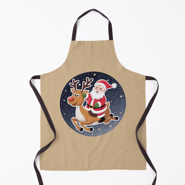 Item preview, Santa Riding A Reindeer designed and sold by Peter Stawicki.