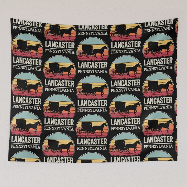 Item preview, Lancaster Pennsylvania PA Vintage Graphic Retro 70s 80s T-shirt designed and sold by KGN  CREATIVITY.