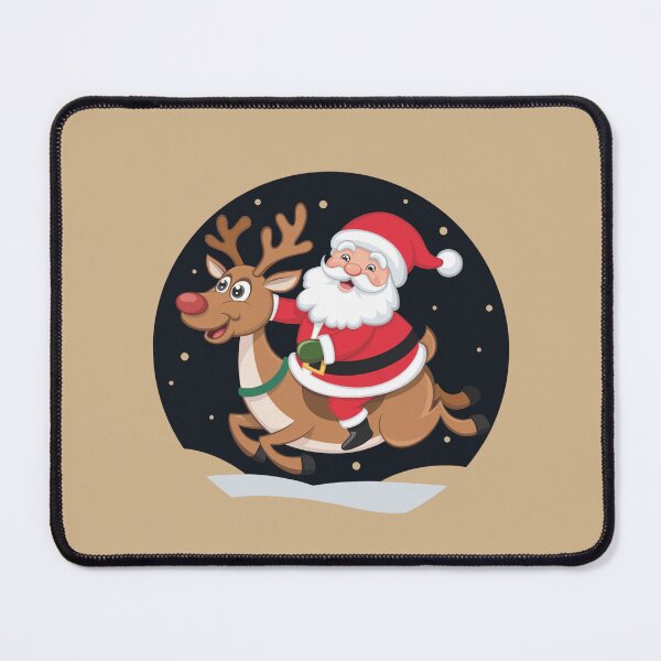 Item preview, Santa Riding A Reindeer Globe designed and sold by Peter Stawicki.