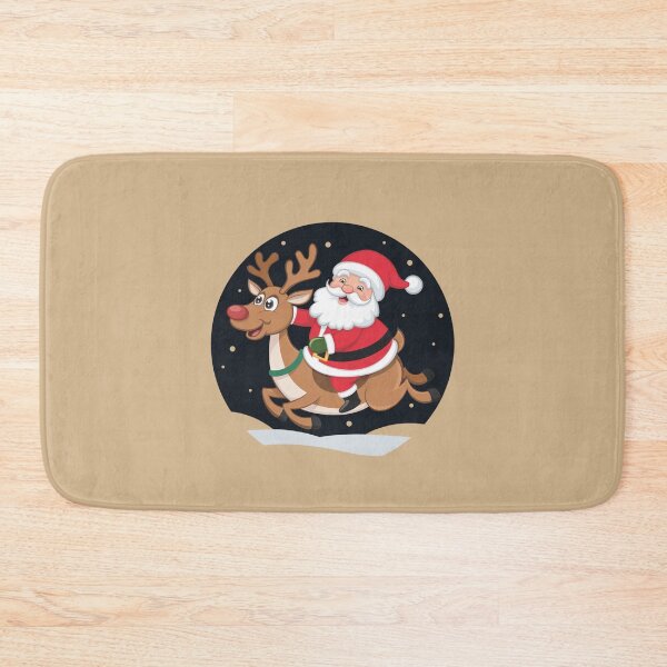 Item preview, Santa Riding A Reindeer Globe designed and sold by Peter Stawicki.