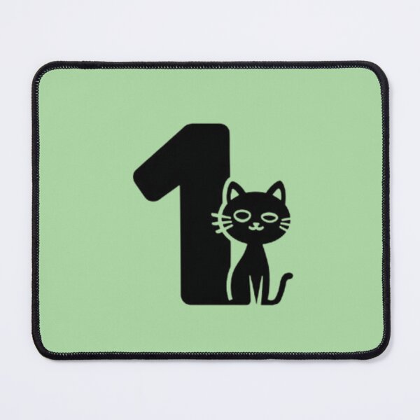 Item preview, Minimalist Cat and Number 1 designed and sold by M Khan.