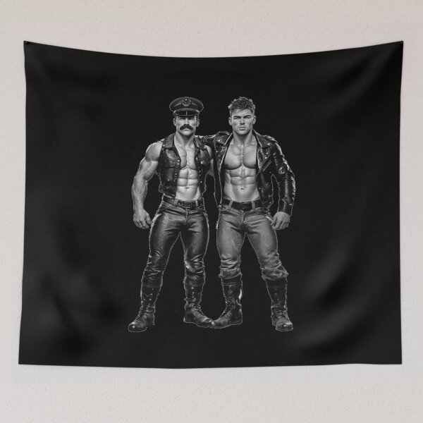 Artikelvorschau, Gay Leder Biker Serie United Leder Pride Grafikdesign entworfen und verkauft von ItsAKinkThing.