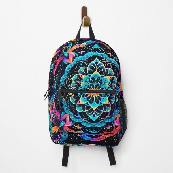 Item preview, Glowing Neon Blacklight Mandala 3 designed and sold by artedamensagem.