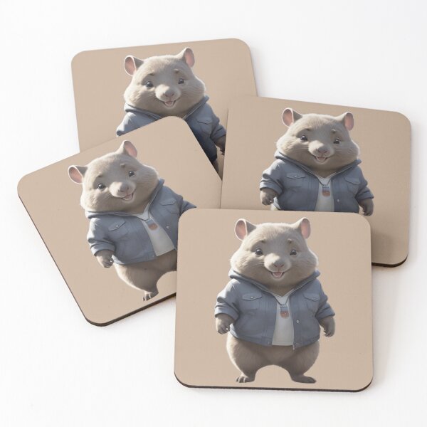 Item preview, Wombat in a jacket designed and sold by PierreAlbijanic.
