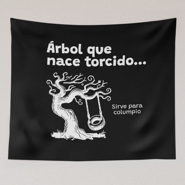 Item preview, Funny Crooked Tree Swing Design – 'A Crooked Tree Makes a Great Swing designed and sold by 77CM.