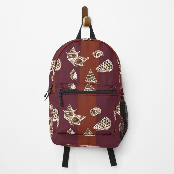Item preview, Sea shells brown-burgundy pattern- Triple color palettes-t1 designed and sold by StudioViArt.