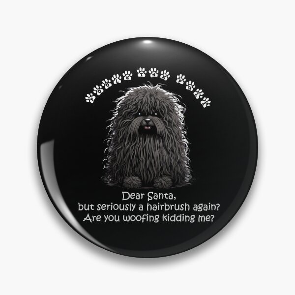 Item preview, Poole the Puli: Xmas hairbrush designed and sold by IrgumS.