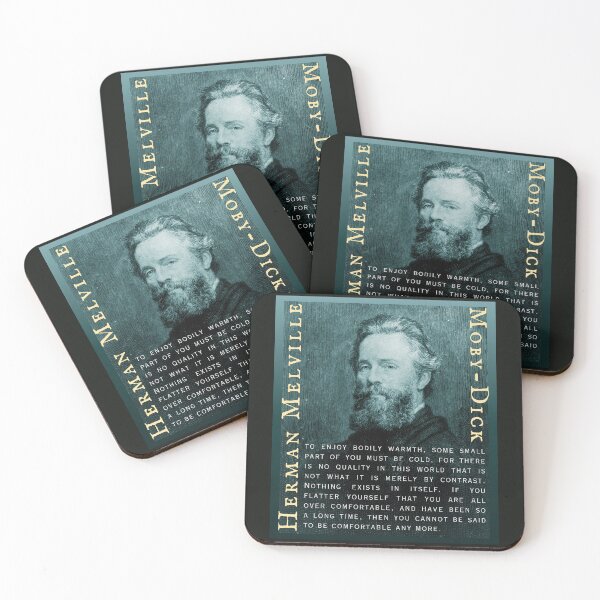 Item preview, Herman Melville quote: to enjoy bodily warmth, some small part of you must be cold,  designed and sold by artbleed.