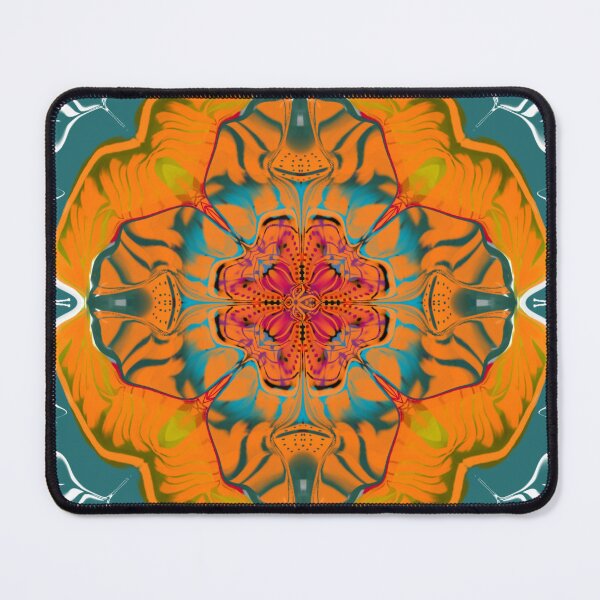 Item preview, Orange and Teal Flower designed and sold by Shells Designs.