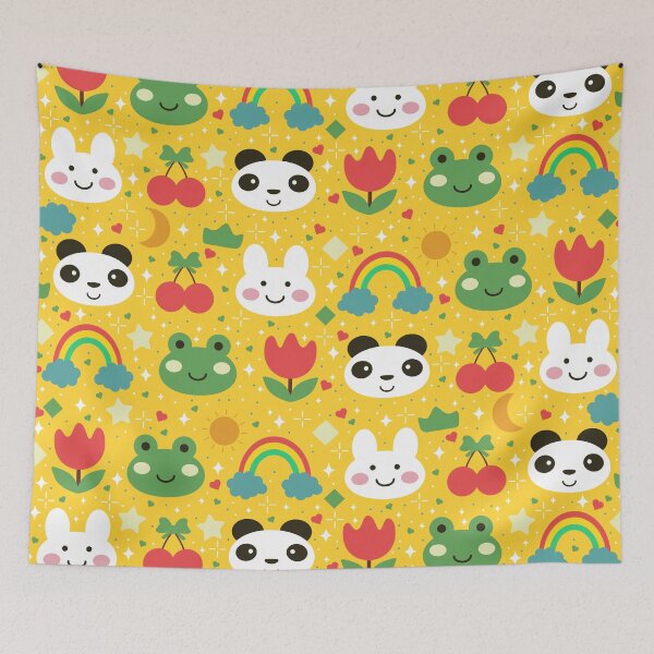 Item preview, Nature's Playful Friends: Cute Bunny, Panda & Frog Doodles designed and sold by Tulip Creators .