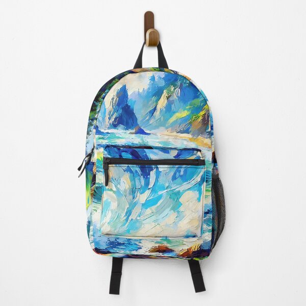 Item preview, Vibrant Coastal Seascape - Abstract Ocean Waves and Rocky Cliffs designed and sold by ChrisButler.