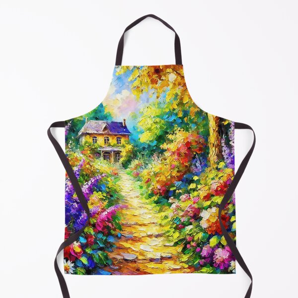 Item preview, Vibrant Garden Path - Colorful Cottage with Flowering Walkway designed and sold by ChrisButler.