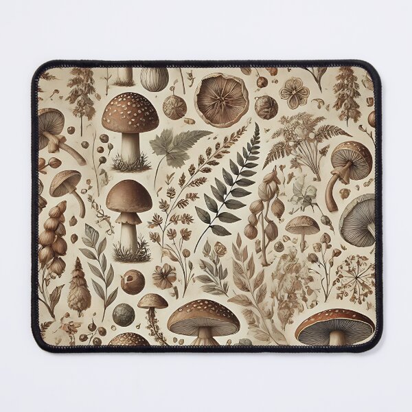 Item preview, COTTAGECORE WRAPPING PAPER - MUSHROOMS designed and sold by ArizonaWitches™ .