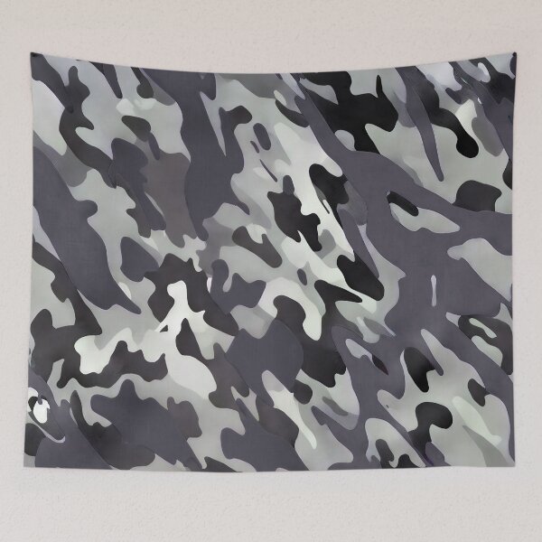 Item preview, #C415: White Snow On Dark Rock, Camouflage Pattern designed and sold by FarStarL33.