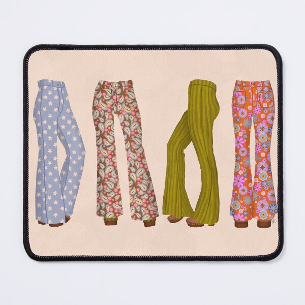 Item preview, 1970s Bellbottom Bliss Retro Fashion designed and sold by Lisa D Art Designs.