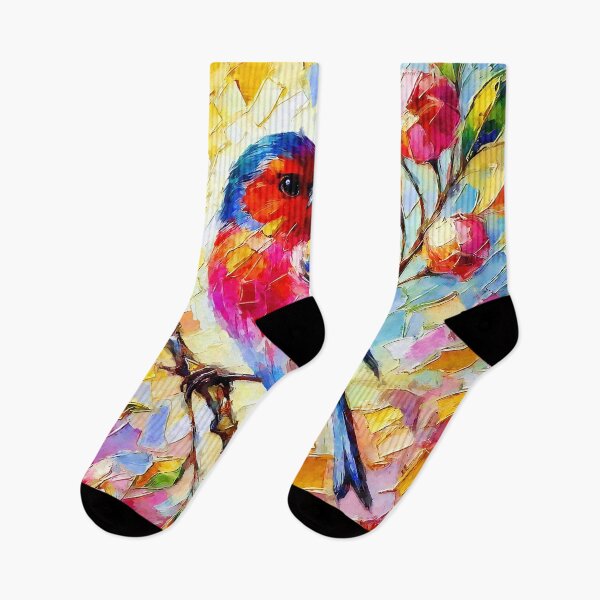Item preview, Colorful Finch on Branch designed and sold by ChrisButler.