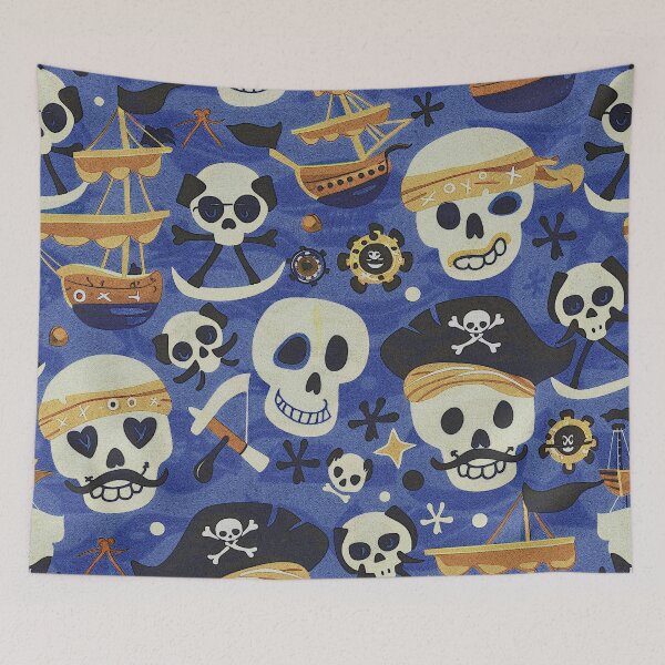 Item preview, Pirate Lifestyle: Pirate Life Texture - Nautical Adventure Pattern designed and sold by Arte Cartoon From TagTeam Group.