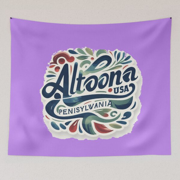 Item preview, Altoona Pennsylvania USA Minimalist Watercolor Sticker Design,   designed and sold by PaintMeWorld.