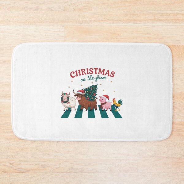 Item preview, Christmas on the farm Sheep, Cow, Pig Chicken, Rooster designed and sold by Dominika Farkašová.