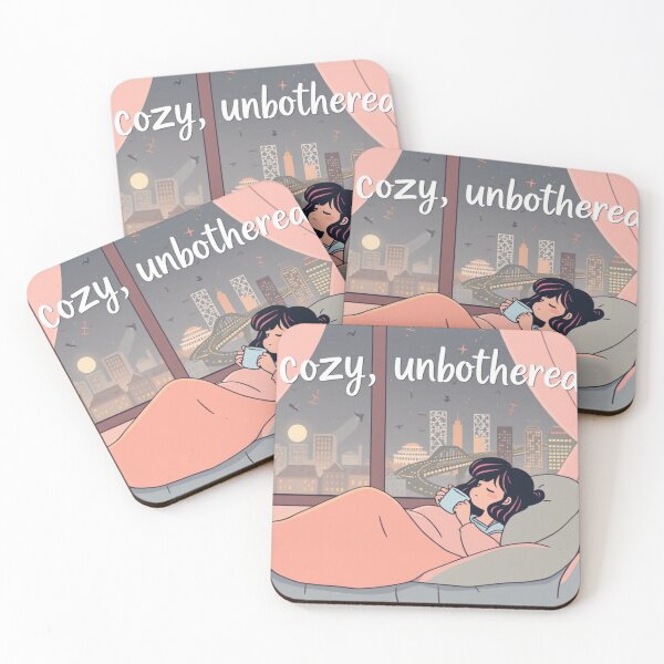 Item preview, Cozy, Unbothered: A Peaceful Meme-Inspired Scene designed and sold by subhamkapoor.