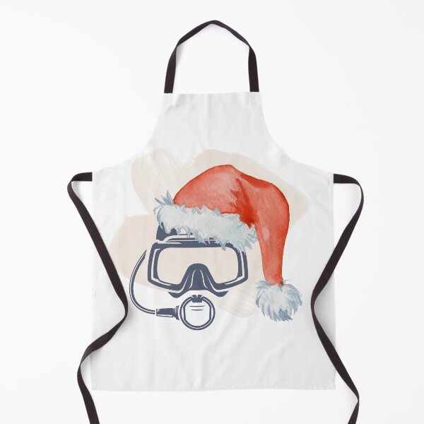 Item preview, Diver with Santa hat designed and sold by doniaabraham.