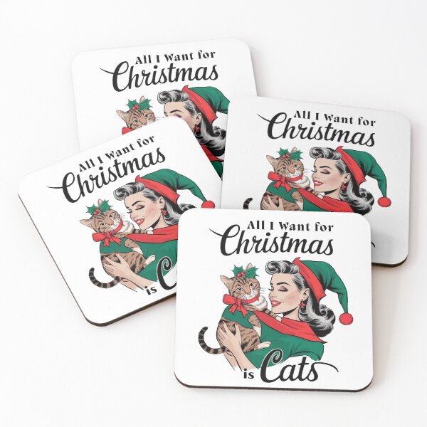 Item preview, All I wwant for Christmas is Cats designed and sold by Dominika Farkašová.