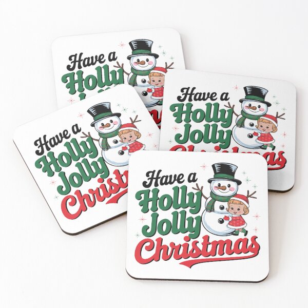 Item preview, Have a holy Jolly Christmas Snowman and Gingerbread man designed and sold by Dominika Farkašová.