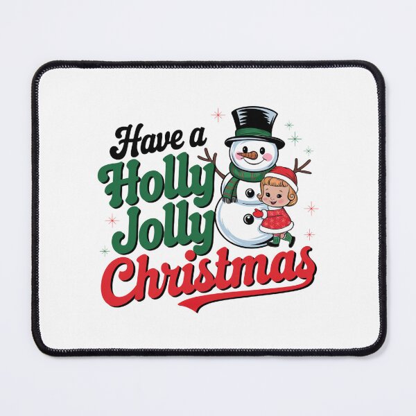 Item preview, Have a holy Jolly Christmas Snowman and Gingerbread man designed and sold by Dominika Farkašová.