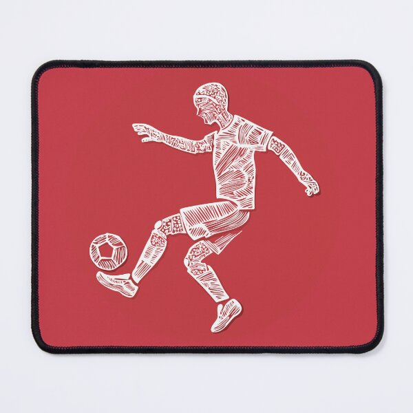 Item preview, Soccer player made with doodles designed and sold by ericrautenbach.