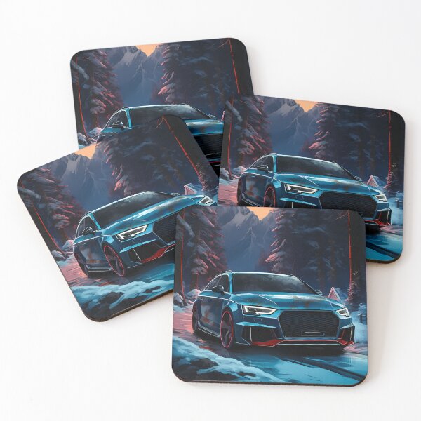 Item preview, Midnight Drive Through Snowy Mountains designed and sold by RevUpDesign.