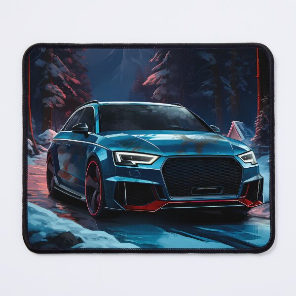 Item preview, Midnight Drive Through Snowy Mountains designed and sold by RevUpDesign.