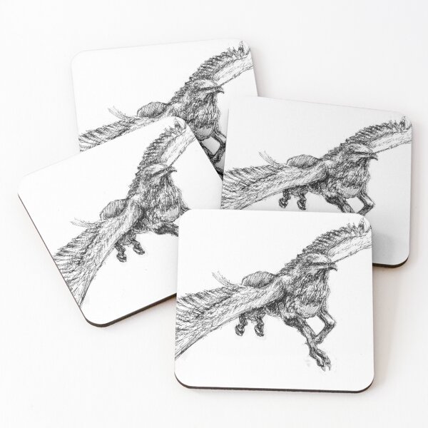 Item preview, Hippogryph mythical hybrid beast drawing designed and sold by GothicByNature.