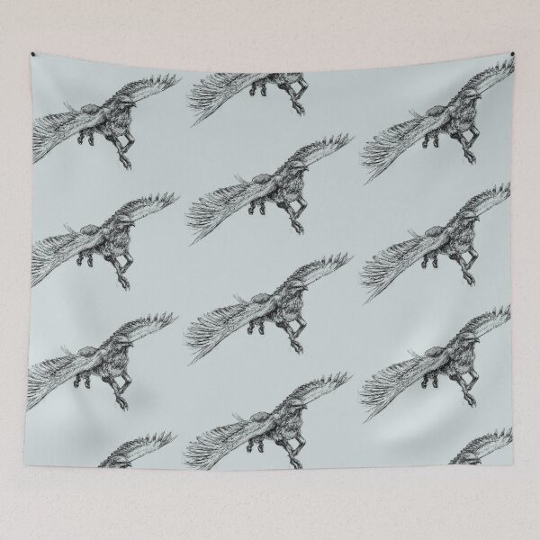Item preview, Hippogryph mythical hybrid beast drawing designed and sold by GothicByNature.
