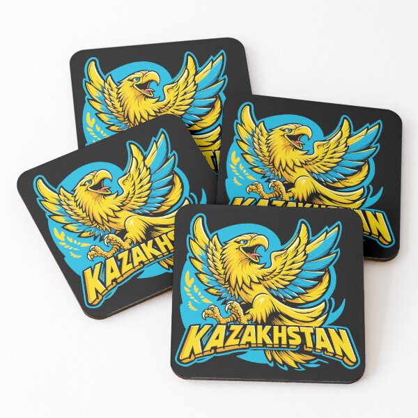 Item preview, Kazakhstan Eagle Coat of Arms Emblem Flag Gift designed and sold by Pineapple-Tree.