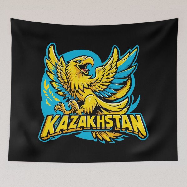 Item preview, Kazakhstan Eagle Coat of Arms Emblem Flag Gift designed and sold by Pineapple-Tree.