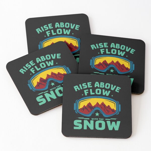Item preview, Rise Above Flow With The Snow Winter Freedom Through The Lens Of Peaks designed and sold by SplashTastic.
