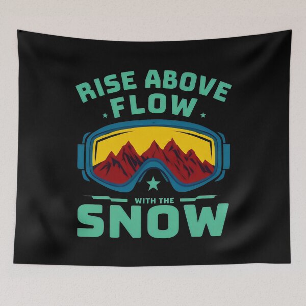 Item preview, Rise Above Flow With The Snow Winter Freedom Through The Lens Of Peaks designed and sold by SplashTastic.