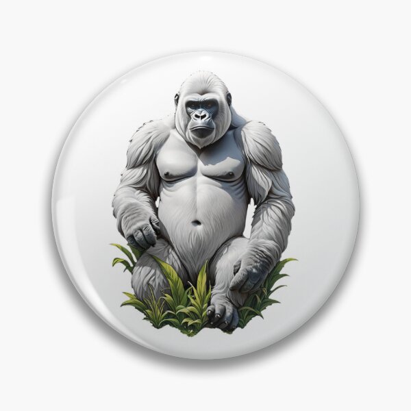 Item preview, White Gorilla designed and sold by Bunmigraphics .
