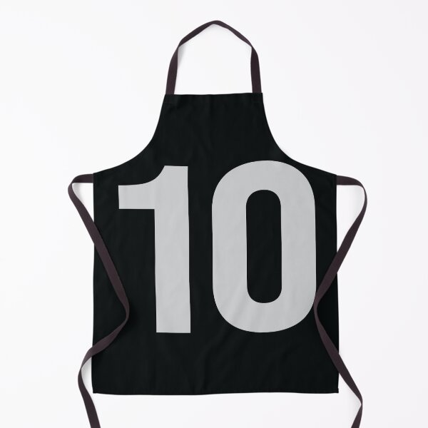 Item preview, White Number Ten on a Black Background designed and sold by MHich.
