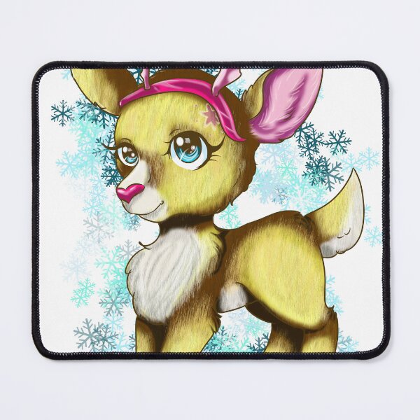 Item preview, Holiday deer w/ snowflakes designed and sold by ArtistNichole.