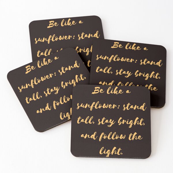 Item preview, Be Like a Sunflower" – Motivational Quote to Brighten Your Day designed and sold by Felicity-K.