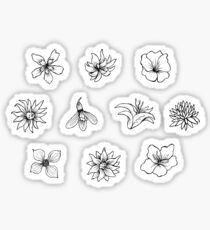 Blumenpaket Sticker