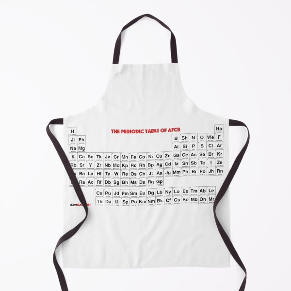 Item preview, The Periodic Table Of AFCB designed and sold by rednblack-net.