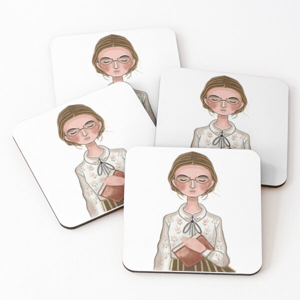 Item preview, Book girl, Girl with a book, Librarian, designed and sold by Dormitria.