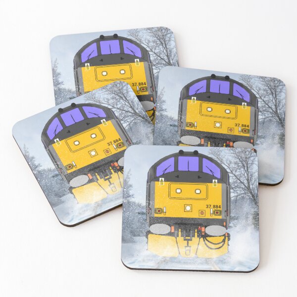 Item preview, Class 37 locomotive christmas  card design  designed and sold by TrainFanatic.